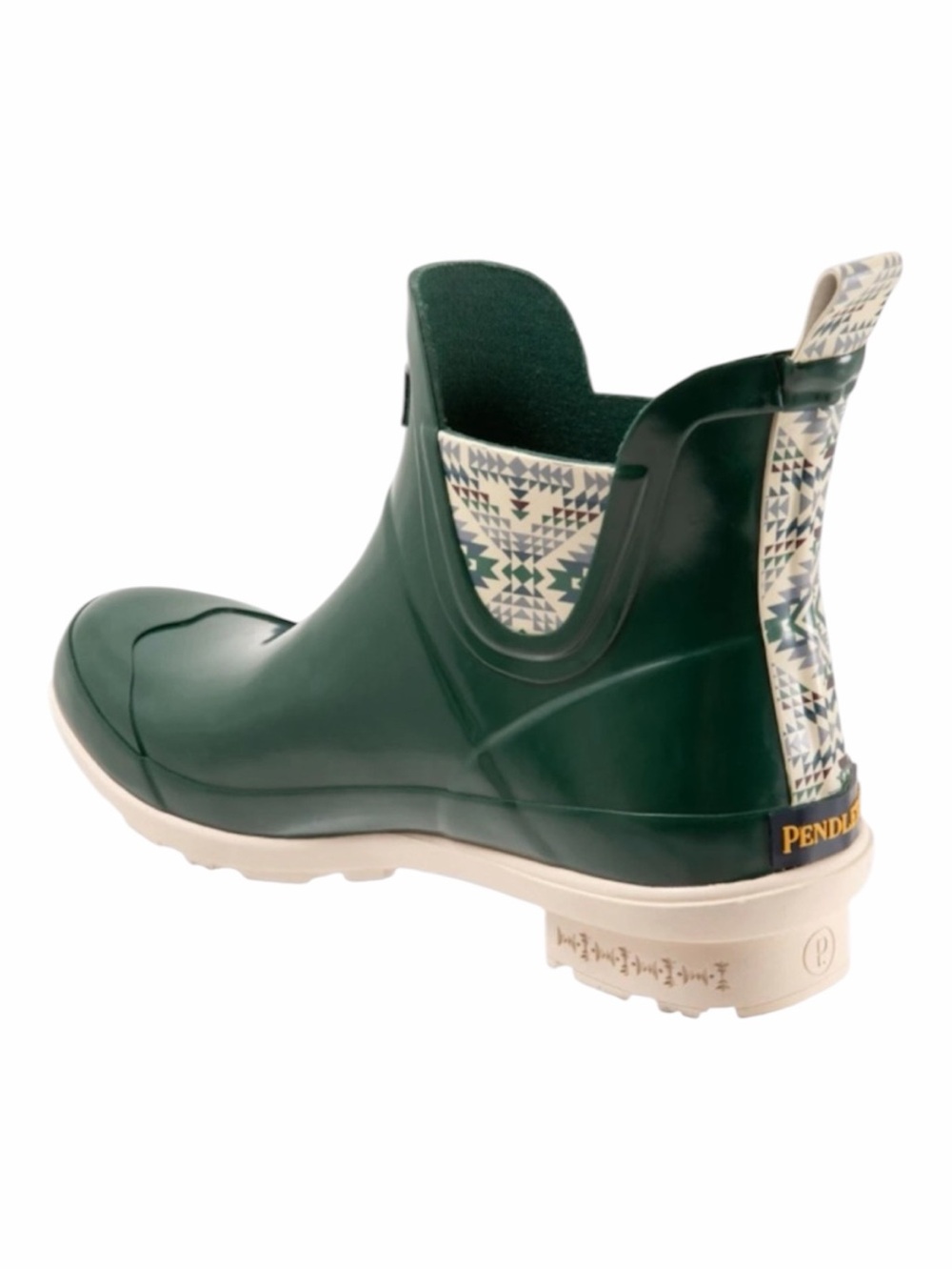 Pendleton Smith Rock Gloss Chelsea Rain Boots Green US Women’s Size  8 New